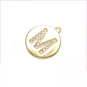 26 Initial Letter Pendant Necklace DIY Gold And Silver Jewelry Necklace