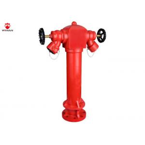 Pillar Fire Suppression Valve , Red Epoxy Cast Iron Fire Hydrant Pressure Relief Valve