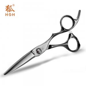 China 5.5 Inch Professional Titanium Hair Scissors Beautiful Shape High Sharpness supplier