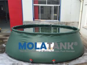 China 2500L onion shape 15000L PVC collapsible rain water collect storage tank on sale 