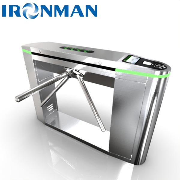 Access Control Tripod Turnstile Gate With Card Reader Low Noise