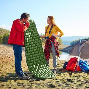 China Sleeping Pad for Camping, 3.5 Ultralight Camping Mattress with Built-in Pillow, Compact Insulated Waterproof S supplier