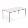 Sunproof 79.9 Inch Stainless Steel Picnic Table With Bench