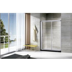 Stainless Bathroom Shower Enclosure Acrylic Base With Sliding Door