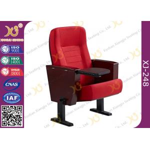 Powder Coating Finish Legs Auditorium Theater Seating Furniture With Tablet