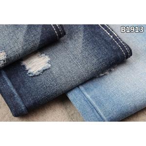 13.5oz Cotton Polyester Denim Fabric Indigo Blue Sanforizing Jeans