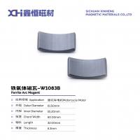 China Arc Segment Shape Sintered Ferrite Magnet For Motorcycle Starter Motor W1083B on sale