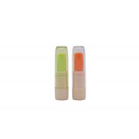 China AS Cap ABS Tube ECO Friendly 4ml Green Lip Balm Tubes For Beauty Packaging on sale