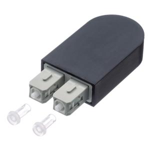 China Cable OM1 62,5/125, OM2 50 /125 LSZH del remiendo del módulo del Loopback de la fibra óptica del SC milímetro con Shell plástico negro supplier