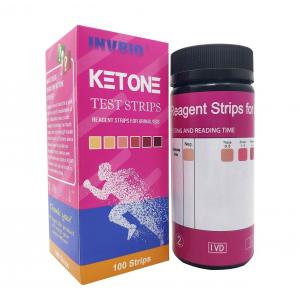 China Ketone Reagent Urinalysis Test Strips 1 Parameter Medical Diagnostic supplier