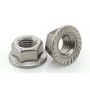 China Coarse Threaded Stainless Steel Hex Nut , Self Locking Nut Plain Surface supplier