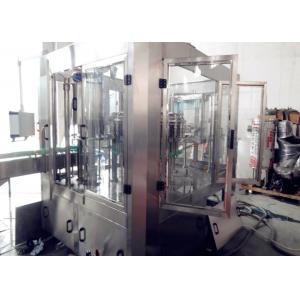 China Automatic Carbonated Water Filling Machine , Glass Bottles Soda Bottling Equipment supplier