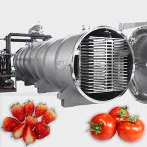 Equipamento de secagem industrial do gelo do ODM para o Lyophilizer 400Kg produtivo alto da transformação de produtos alimentares