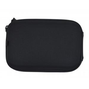 Zipper External Hard EVA Travel Case Customized Knitted Fabric Surface Material