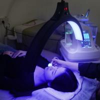 China Photon Theraphy Skin Rejuvenation LED Half Moon Light 3 Color Eyelash Extension Light RF Anti Aging on sale