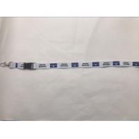 Recycled Dye Sublimation Lanyards With Hook / Heat Transfer Printing Custom Polyester Lanyards