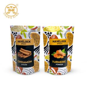 China Zipper Plastic Spice Seasoning Packaging Stand Up Pouches Resealable supplier