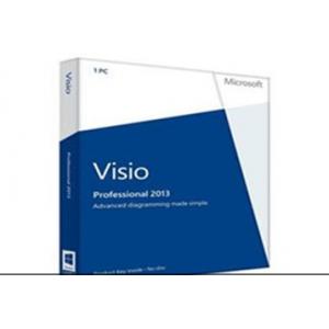 China Geninue Software Key Codes Microsoft Office Visio Professional 2013 Product Key supplier