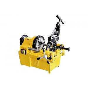 China Portable Electric Pipe Threading Machine Cam Action 25 RPM Spindle Speed supplier