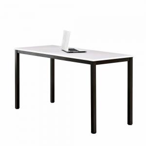 China Metal Steel Home Office Single Wooden Computer Table White W1800 D800 H750MM supplier