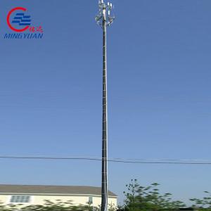 Gsm Antenna Painting Monopole Telecom Tower Q355B