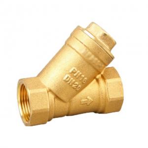 Pull Handle Manual Female Thread Brass Y Type Strainer Check Valve /Brass Filter Valve Y Strainer