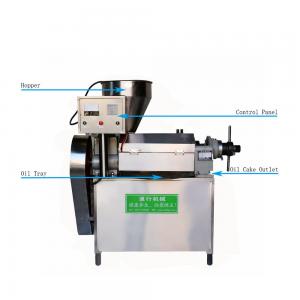 4kw 70kg/Hr Palm Kernel Oil Extraction Machine Stainless Steel 220V