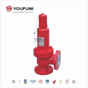 Flanged Ss Spring Loaded Safety Relief Valve 2.5mm Corrosion Prevention