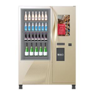 China Máquina de venda automática esperta automática do vinho dos multimédios com sistema do elevador, cerveja do suco que vende o quiosque supplier
