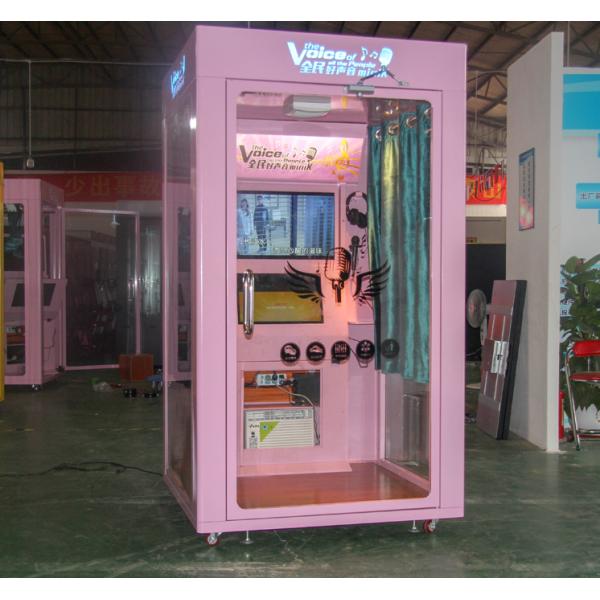 Indoor Entertainment Coin Operated Karaoke Machine Self Help Sing Bar