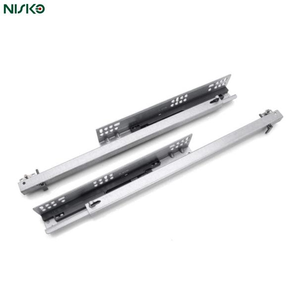 Telescopic Single Extension Soft Closing Slide Concealed with Pin