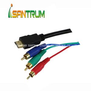 China HDMI male to 3RCA male cable supplier