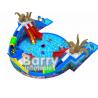 Giant Octopus Water Amusement Park , Portable Blow Up Water Park With Floating