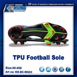 China Breathable TPU Soccer Shoes Soles Material Multipurpose Stylish supplier