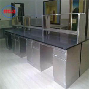 China Bolt Connection Stainless Steel Lab Bench Designed with As Drawing Number of Drawers supplier