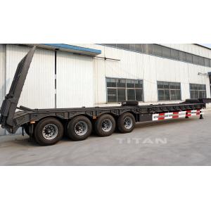 TITAN VEHICLE 3 axles /4 axle widely used cargo trailers with lowbed