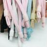 China Adjustable Sewing Elastic Band Colorful Rope Cord With Buckle Stretchy Face Masking Earloop Lanyard Earmuff DIY wholesale