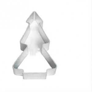 Stainless Christmas Cookie Cutter Three Dimensional Christmas Tree Cake Mold