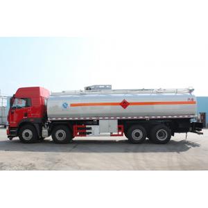 China Carbon Steel FAW J6 8x4 Oil Tanker Truck 30cbm Capacity One Year Warranty supplier