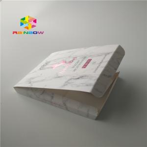 China Pantone Color 100 Micron Rectangular Cosmetic Boxes Cardboard CMYK supplier