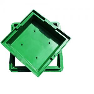 China Eco Friendly Lawn Manhole Cover For Garden Green Plate FRP SMC 600mm supplier