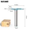 China 4 Flute Cutter Router Bit T Type Slot Cutting Cnc Router Tools Grooves Woodworking Tool wholesale