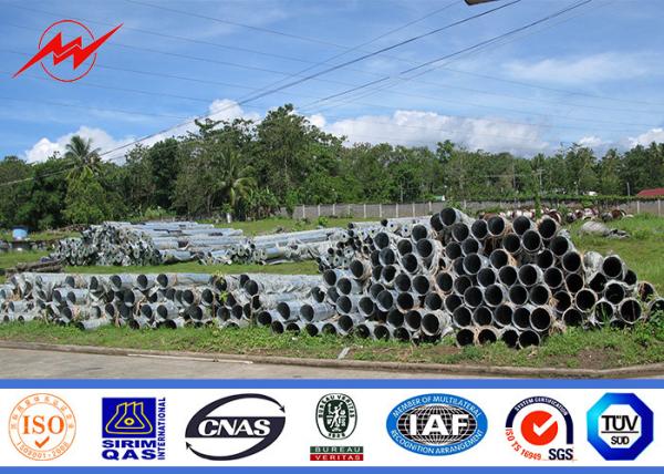 14m 1000Dan Utility Power Poles For African Distribution Line