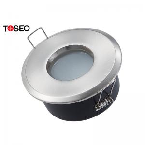 China Recessed Waterproof Bathroom Spotlights , GU5.3 White Bathroom Ceiling Light supplier