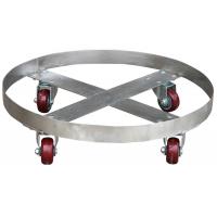 China Stainless Steel Oil Drum Dolly Parallel Drum Carrier 400Kg Loading on sale