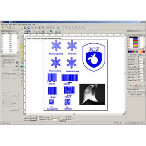 EZCAD2  Green Laser Engraving Machine Software Double Axis / Z Axis