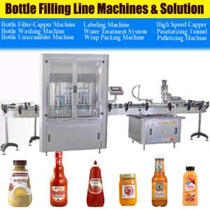 China 12000BPH Chili Sauce Filling Machine chili paste bottle filling machine supplier