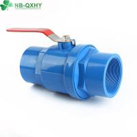 China 2PCS Blue Control Ball Valves for Irrigation Field Industrial Plastic Water Valve on sale