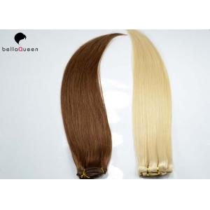Fashion Grade 6a Unprocessed Clip In Hair Extension Natural Black 1b