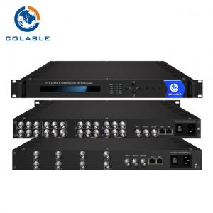 8 Analog To Ip Video Encoder , MPEG2 / H 264 AV To IP Video Streaming Encoder  COL5181E